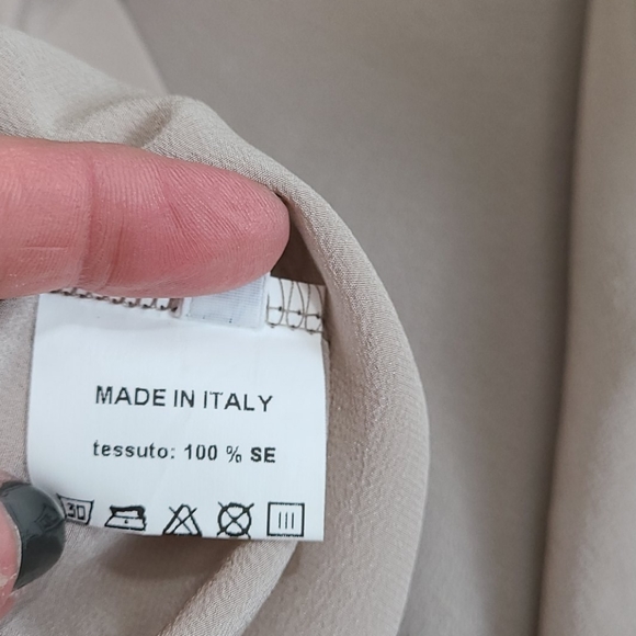 NEW Stunning Italy Jo No Fui Designer Silk Blouse - Picture 8 of 10